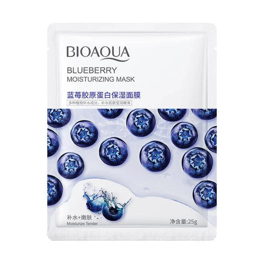Bio-Aqua Blueberry Moisturizing Sheet Mask – 25g