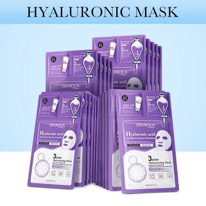 Bioaqua 3 Step Hyaluronic Acid Moisturizing Facial Mask