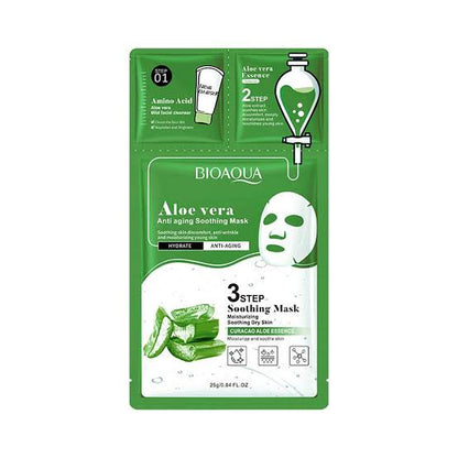 BioAqua Aloe Vera 3 in 1 Deep Hydration & Soothing Kit