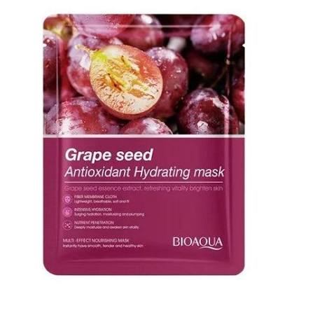 BIOAQUA Grape Seed Antioxidant Face Sheet Mask | Hydrating & Anti-Aging