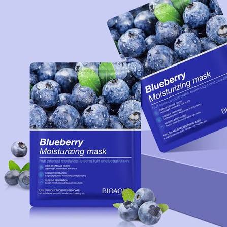 BioAqua Blueberry Deep Hydration & Antioxidant Face Mask  Description: