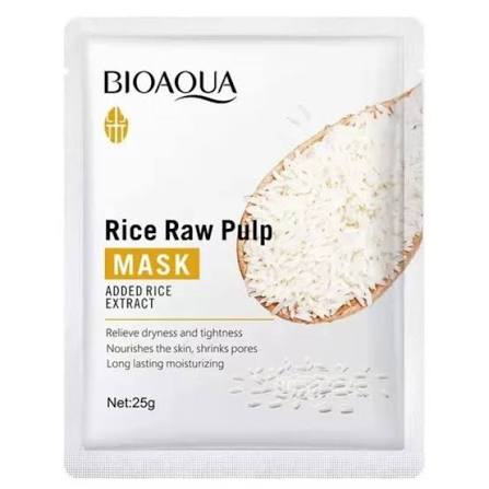 BioAqua Raw Rice Pulp Deep Hydration & Radiance Mask-25g