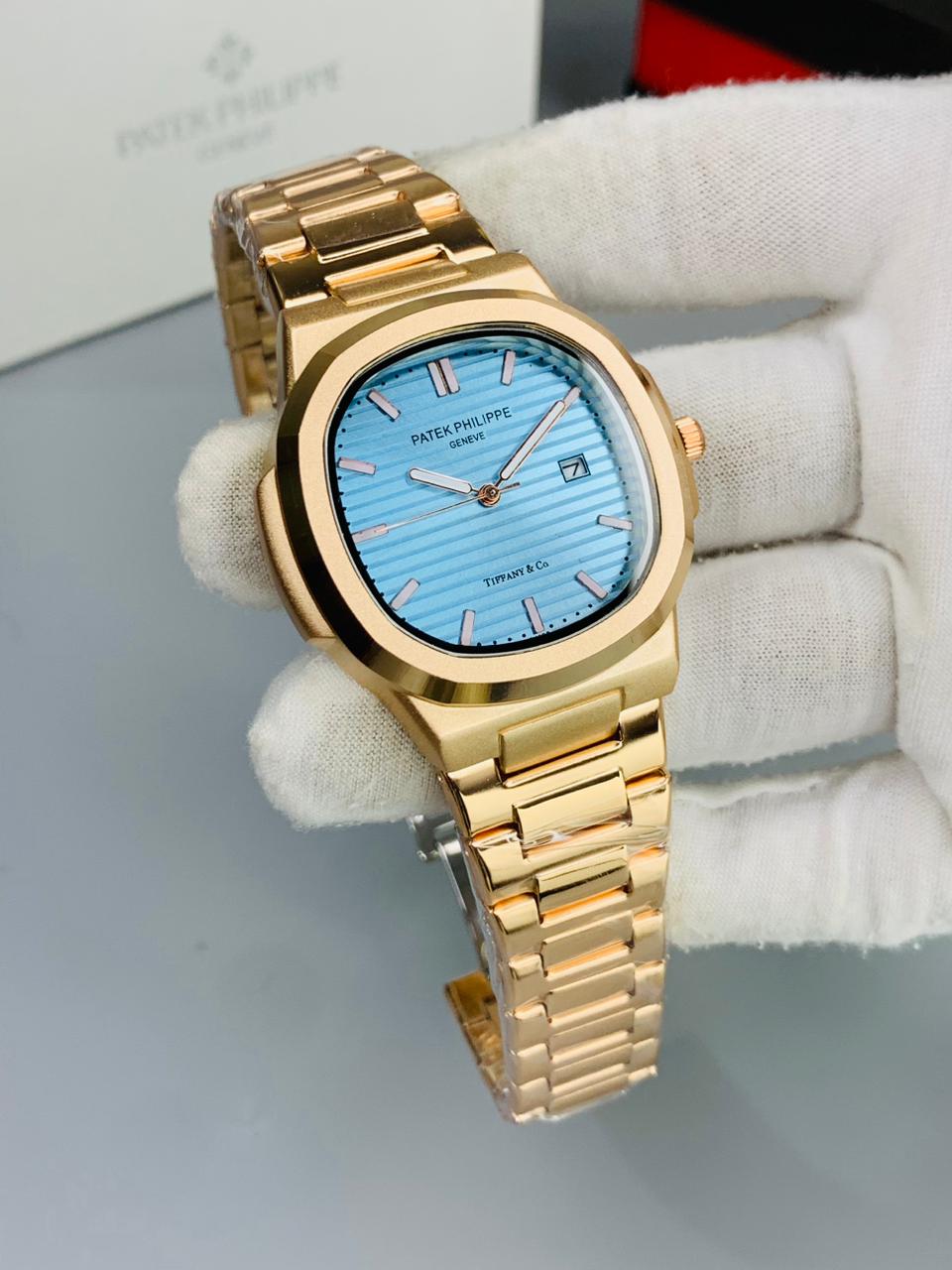 Patek Phillipe Geneve | Master Quality | Rose Gold Tiffany | Date Working