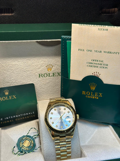 Rolex oyster perpetual | Master Quality | Date Working | Full Gold  |